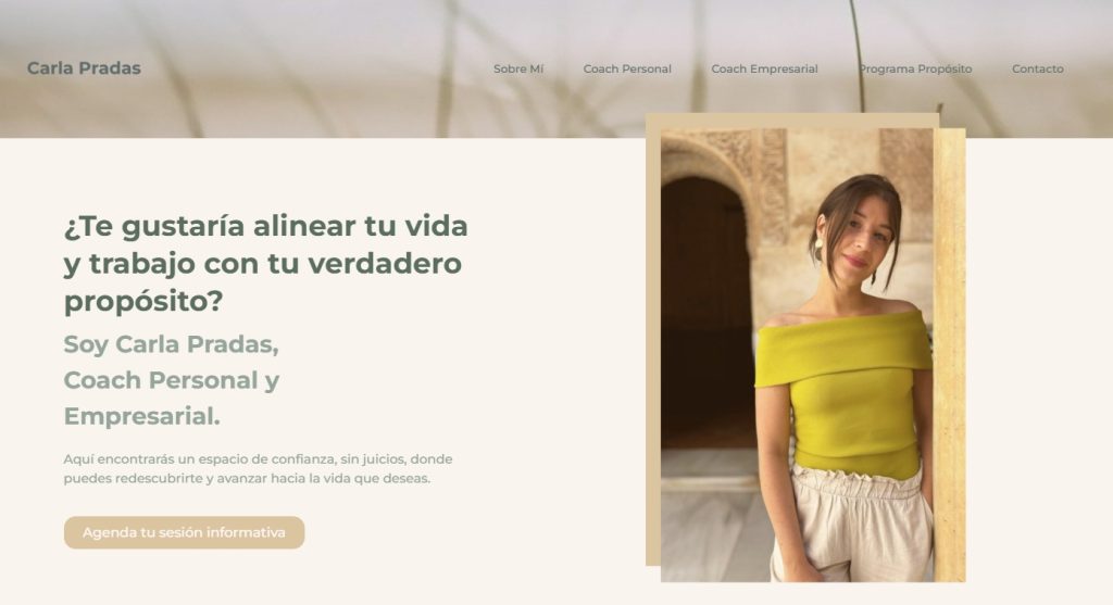 Diseño web Coach